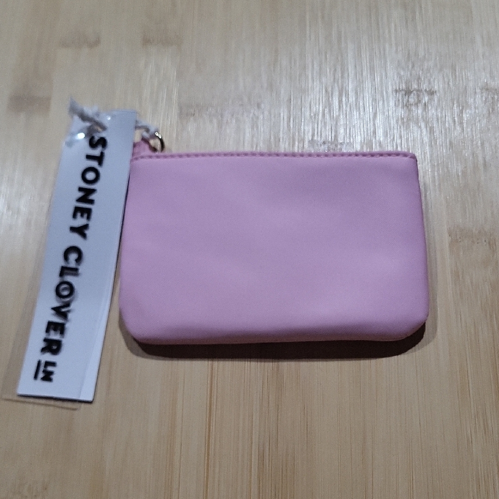 Stoney Clover Lane Pastel Pink Zip Pouch NWT - Picture 2 of 3